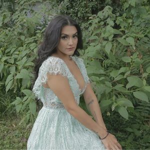 Aqua Prom/ Wedding dress